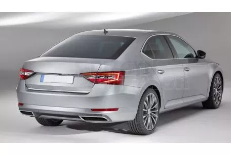 S-DIZAYN TRIM ΜΑΡΚΕ ΠΟΡΤ ΠΑΓΚΑΖ ΓΙΑ SKODA SUPERB 4D 2015+ 7218030/SD 