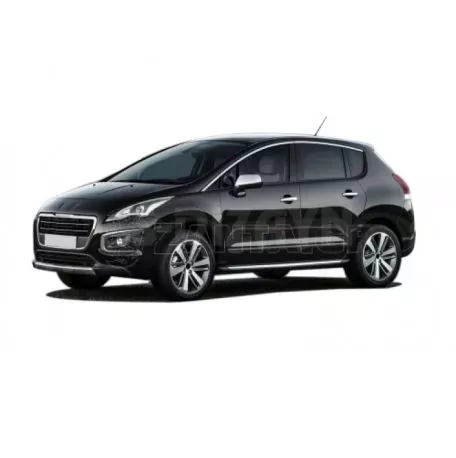 S-DIZAYN ΧΕΡΟΥΛΙΑ ΠΟΡΤΑΣ ΓΙΑ PEUGEOT 3008 SUV 2010-2016  ΧΡΩΜΙΟ ΜΕΤΑΛΛΙΚΑ 4ΤΕΜ. ΧΠ.6910120/SD 