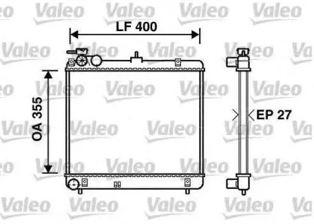 HYAT9900200 Hyundai Atos Prime 1999-2003 | Ψυγείο Νερού 