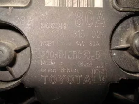 TOCH0209650 Toyota Corolla Hachtback/Liftback 2004-2006 | Δυναμό 