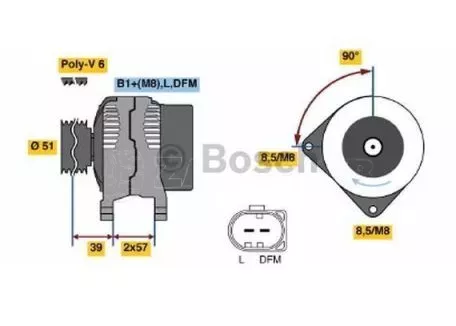 VWGO0309650 VW Golf 2004-2008 | Δυναμό 