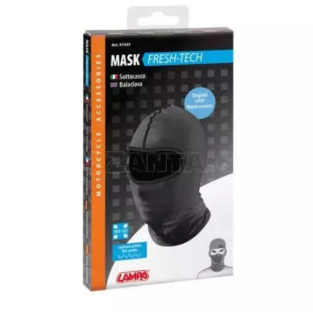 Lampa ΜΠΑΛΑΚΛΑΒΑ ΠΡΟΣΩΠΟΥ MASK FRESH TECH - ΜΑΥΡΗ/ΠΟΛΥΕΣΤΕΡΑΣ (ONE SIZE) 9142.5-LM 