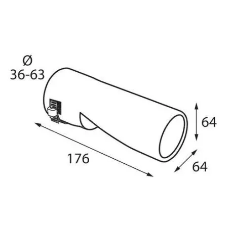 Lampa ΑΚΡΟ ΕΞΑΤΜΙΣΗΣ TS-69 36-63mm ΚΟΜΜΕΝΟ L6011.7 