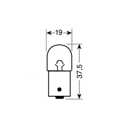 Lampa R5W 12V 5W BA15s (ΦΟΥΝΤΟΥΚΙ) STANDARD LINE ΑΛΟΓΟΝΟΥ ΚΟΥΤΙ 10ΤΕΜ. L5807.2 