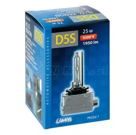 Lampa D5S 25W PK32d-7 12/24V 4.300K 1950lm 1ΤΕΜ. ΣΕ ΚΟΥΤΙ L5831.9 