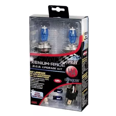 Lampa Λαμπάκι H4 12V Xenium Race Bonus-Pack - 90/100W - P43t - 2 τεμ - κουτι L5825.1 