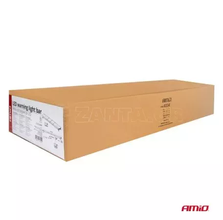 AMIO ΣΤΡΟΜΠΟ ΜΠΑΡΑ 12/24V 156xSMD LED 46'' 51 ΧΡΗΣΕΩΝ ΜΕ ΦΙΣ ΑΝΑΠΤΗΡΑ ΒΙΔΩΤΗ 1168x280X82mm​ ΑMiO - 1 TEM. 03344/AM 