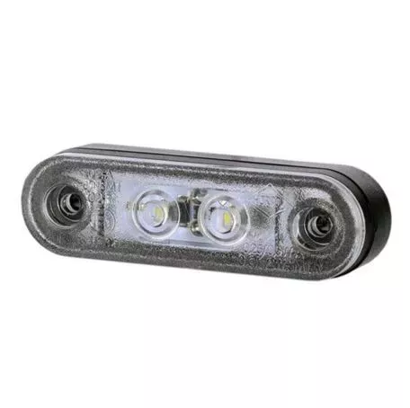 M-tech ΦΩΣ ΟΓΚΟΥ LD956 12/24V 2 LED HORPOL 79 Χ 24 mm (ΛΕΥΚΟ) - 1 ΤΕΜ. WMLHOR956/MT 