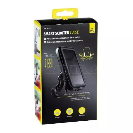 Lampa ΒΑΣΗ ΣΤΗΡΙΞΗΣ ΚΙΝΗΤΟΥ SMART SCOOTER CASE 165x90mm ( ΜΕ ΣΤΗΡΙΞΗ ΣΤΟ ΚΑΘΡΕΠΤΗ Η ΣΕ ΜΠΑΡΑ 9>14mm) 9157.1-LM 