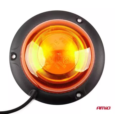 AMIO ΦΑΡΟΣ LED MINI 12/24V 18SMD IP56 ΠΟΡΤΟΚΑΛΙ ΜΑΓΝΗΤΙΚΟΣ/ΒΙΔΩΤΟΣ ΜΕ ΦΙΣ ΑΝΑΠΤΗΡΑ 113x69mm AMIO -1 ΤΕΜ. 02924/AM 