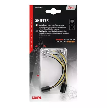 Lampa SHIFTER ΕΛΕΓΚΤΗΣ ΡΕΥΜΑΤΟΣ ΓΙΑ LED ΦΛΑΣ MOTO 12V LAMPA - 2 TEM. 9161.9-LM 