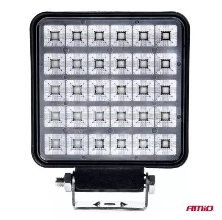 AMIO ΠΡΟΒΟΛΕΑΣ ΕΡΓΑΣΙΑΣ WORKING LAMP 30xSMD 90W 9-36V 110x110x42mm AWL34 ΑMiO - 1 TEM. 03245/AM 