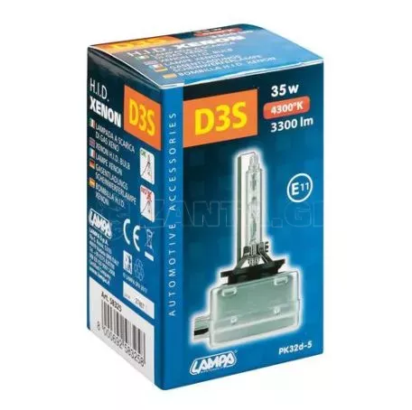 Lampa D3S 35W 12/24V 4.300K 1ΤΕΜ. ΣΕ ΚΟΥΤΙ L5832.5 