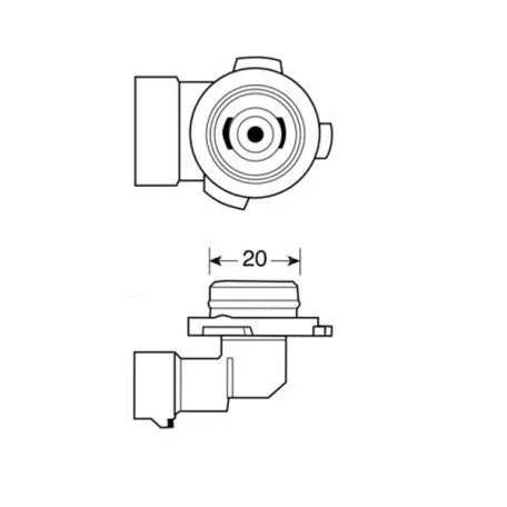 Lampa H12 12V 53W PZ20d STANDARD LINE ΑΛΟΓΟΝΟΥ ΚΟΥΤΙ 1ΤΕΜ. L5798.1 