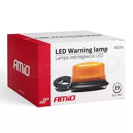 AMIO ΦΑΡΟΣ ΜΑΓΝΗΤΙΚΟΣ W03M 12V/24V 36LED ΠΟΡΤΟΚΑΛΙ IP56 136X87mm AMiO - 1 ΤΕΜ. 02295/AM 