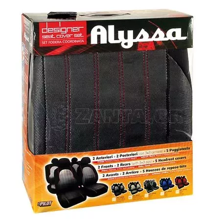 Lampa ΚΑΛΥΜΜΑΤΑ ΚΑΘΙΣΜΑΤΩΝ ALYSSA ΑΝΘΡΑΚΙ 4 ΤΕΜΑΧΙΑ L5493.1 