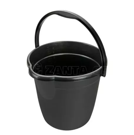 Lampa ΚΟΥΒΑΣ ΠΛΑΣΤΙΚΟΣ ΜΕ ΧΕΡΟΥΛΙ BUCKY 10L ΜΑΥΡΟΣ LAMPA - 1 ΤΕΜ. L3738.8 