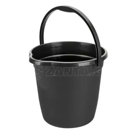 Lampa ΚΟΥΒΑΣ ΠΛΑΣΤΙΚΟΣ ΜΕ ΧΕΡΟΥΛΙ BUCKY 10L ΜΑΥΡΟΣ LAMPA - 1 ΤΕΜ. L3738.8 