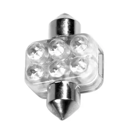 Lampa ΛΑΜΠΑΚΙ ΠΛΑΦΟΝΙΕΡΑΣ 6 LED 18x31mm SV8,5x-8 ΣΕ ΛΕΥΚΟ ΧΡΩΜΑ L5842.4 