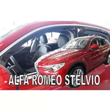 Heko ΑΝΕΜΟΘΡΑΥΣΤΕΣ ΓΙΑ ALFA ROMEO STELVIO 5D 2017+ ΣΕΤ ΑΥΤΟΚΙΝΗΤΟΥ ΑΠΟ ΕΥΚΑΜΠΤΟ ΦΙΜΕ ΠΛΑΣΤΙΚΟ HEKO - 4 ΤΕΜ. ΑΝΕΜ.SET10118 