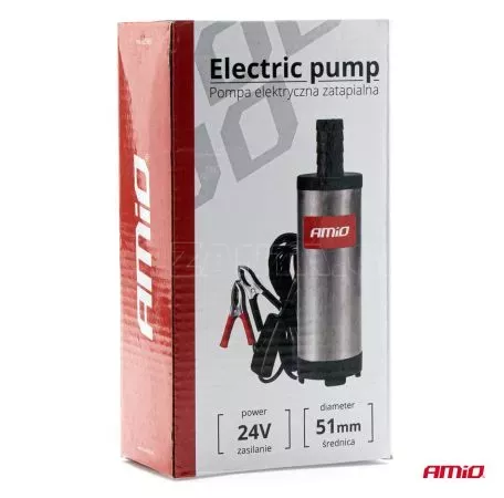 AMIO ΑΝΤΛΙΑ ΛΑΔΙΟΥ /ΥΓΡΩΝ ΗΛΕΚΤΡΙΚΗ 24V 51mm 25Lt/min 60W AMiO - 1 ΤΕΜ. 02069/AM 