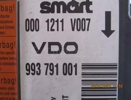 ΕΓΚΕΦΑΛΟΣ ΑΕΡΟΣΑΚΟΥ ΓΙΑ SMART 450 '98-'07 ΚΩΔΙΚΟΣ 0001211V007 