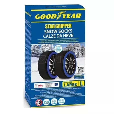 Goodyear ΑΝΤΙΟΛΙΣΘΗΤΙΚΑ ΠΑΝΙΑ ΧΙΟΝΙΟΥ (ΧΙΟΝΟΚΟΥΒΕΡΤΕΣ) GOODYEAR STAR GRIPPER LARGE ΓΙΑ ΕΠΙΒΑΤΙΚΟ ΑΥΤΟΚΙΝΗΤΟ 77693 - 2 ΤΕΜ. ΒΟΤ77963 