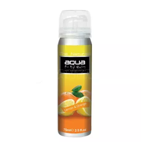 Aqua ΑΡΩΜΑΤΙΚΟ ΑΥΤΟΚΙΝΗΤΟΥ ΣΕ ΣΠΡΕΙ (SPRAY) ΜΕ ΑΡΩΜΑ ΛΕΜΟΝΙ & ΠΟΡΤΟΚΑΛΙ FLOWERS SERIES 75ml AQUA - 1 TEM. 10-193/AQ 