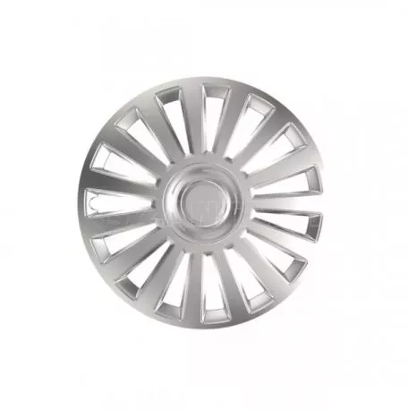 AMIO ΤΑΣΙ 13" HUBCAP LUXURY ΑΣΗΜΙ - ΣΕΤ 4 ΤΕΜ. ΣΕ ΚΟΥΤΙ AMIO 1037/AM 