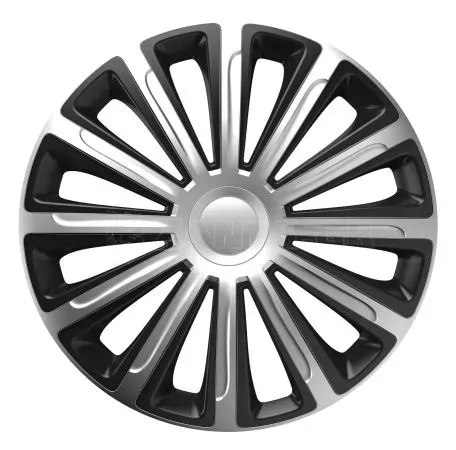 AMIO ΤΑΣΙ 16" HUBCAP TREND SILVER BLACK - ΣΕΤ ΣΕ ΚΟΥΤΙ - 4 ΤΕΜ. 6858/AM 