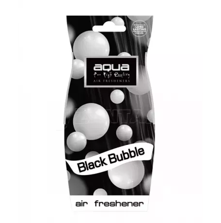 Aqua ΑΡΩΜΑΤΙΚΟ ΑΥΤΟΚΙΝΗΤΟΥ ΚΡΕΜΑΣΤΟ ΜΕ ΑΡΩΜΑ BLACK BUBBLE DROP AQUA - 1 TEM. 10-1006/AQ 