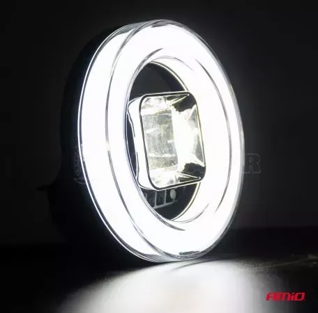 AMIO ΠΡΟΒΟΛΕΑΣ ΕΡΓΑΣΙΑΣ ΣΤΡΟΓΓΥΛΟΣ LED 45W 9-36V 8.000lm 6.500K AWL58 AMIO - 1 ΤΕΜ. 04199/AM 