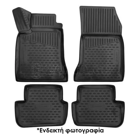 Novline ΜΑΡΚΕ ΠΑΤΑΚΙΑ ΣΕ ΣΚΑΦΗ TPE ΛΑΣΤΙΧΟ ΓΙΑ TOYOTA IQ 01/2009+  ΣΕ ΜΑΥΡΟ ΧΡΩΜΑ NOVLINE - 4 ΤΕΜ. NLC.48.23.210K/NV 