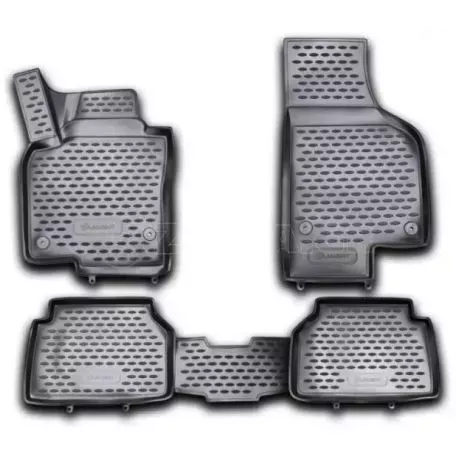 Novline ΜΑΡΚΕ ΠΑΤΑΚΙΑ ΣΕ ΣΚΑΦΗ TPE ΛΑΣΤΙΧΟ ΓΙΑ VW TIGUAN 12/2007-2016  ΣΕ ΜΑΥΡΟ ΧΡΩΜΑ NOVLINE - 4 ΤΕΜ. NLC.51.21.210KH/NV 