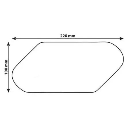 Lampa ΠΡΟΣΤΑΤΕΥΤΙΚΟ ΑΥΤΟΚΟΛΛΗΤΟ ΡΕΖΕΡΒΟΥΑΡ GRIP-TANK X1 BLACK 220x100mm 2ΤΕΜ. 9050.8-LM 