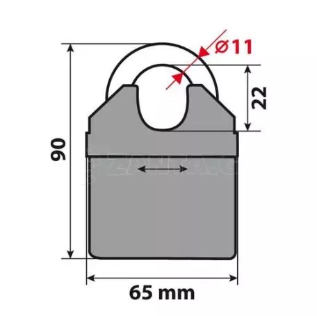 Lampa Αντικλεπτική Κουλούρα  C-Lock 200 απο Χάλυβα 9063.1-LM 