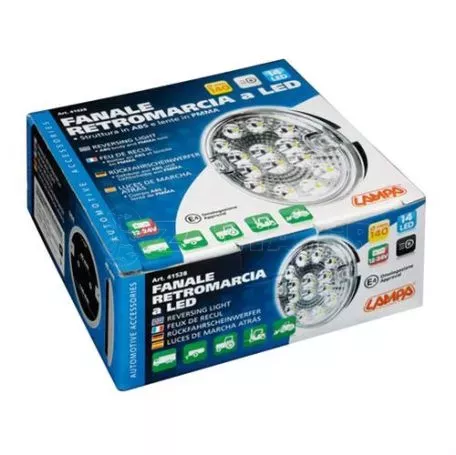 Lampa ΦΩΣ ΦΟΡΤΗΓΟΥ ΠΙΣΩ 12/24V 14LED ΔΙΑΦΑΝΟ ΣΤΡΟΓΓΥΛΟ 140mm 1ΤΕΜ. L4152.8 