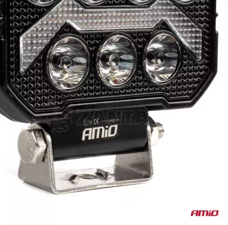 AMIO ΠΡΟΒΟΛΕΑΣ ΕΡΓΑΣΙΑΣ ΤΕΤΡΑΓΩΝΟΣ LED 54W 9-36V 10.000lm 6.500K 110x110x38mm AWL68 AMIO - 1 ΤΕΜ. 04209/AM 