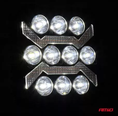 AMIO ΠΡΟΒΟΛΕΑΣ ΕΡΓΑΣΙΑΣ ΤΕΤΡΑΓΩΝΟΣ LED 54W 9-36V 10.000lm 6.500K 110x110x38mm AWL68 AMIO - 1 ΤΕΜ. 04209/AM 