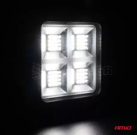 AMIO ΠΡΟΒΟΛΕΑΣ ΕΡΓΑΣΙΑΣ ΤΕΤΡΑΓΩΝΟΣ LED 68W 9-36V 8.000lm 6.500K AWL59 AMIO - 1 ΤΕΜ. 04200/AM 