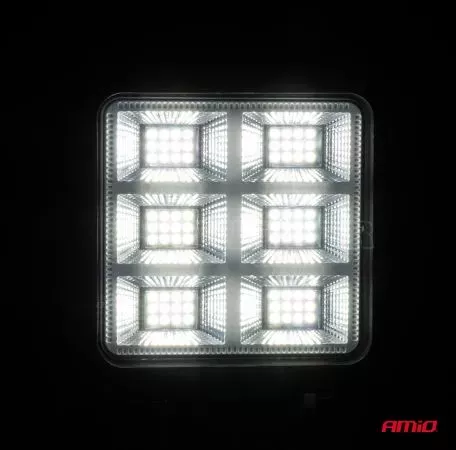 AMIO ΠΡΟΒΟΛΕΑΣ ΕΡΓΑΣΙΑΣ ΤΕΤΡΑΓΩΝΟΣ LED 69W 9-36V 7.200lm 6.500K AWL60 AMIO - 1 ΤΕΜ. 04201/AM 