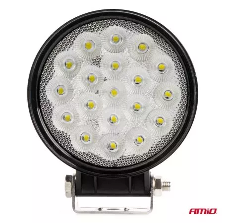 AMIO ΠΡΟΒΟΛΕΑΣ ΕΡΓΑΣΙΑΣ ΣΤΡΟΓΓΥΛΟΣ LED 57W 9-36V 10.000lm 6.500K AWL65 AMIO - 1 ΤΕΜ. 04206/AM 