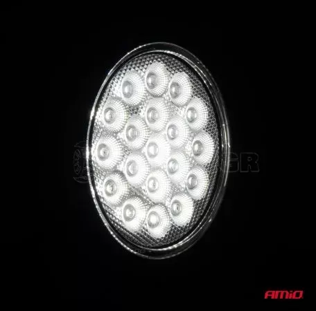 AMIO ΠΡΟΒΟΛΕΑΣ ΕΡΓΑΣΙΑΣ ΣΤΡΟΓΓΥΛΟΣ LED 57W 9-36V 10.000lm 6.500K AWL65 AMIO - 1 ΤΕΜ. 04206/AM 