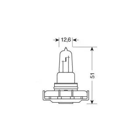 Lampa PSX24W 12V 24W 450lm PG20-7 STANDARD LINE 1ΤΕΜ. ΣΕ ΚΟΥΤΑΚΙ L5799.8 