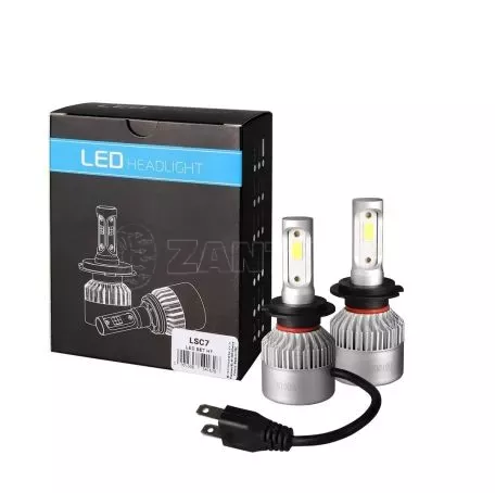 M-tech H7 LED SET C6 9>32V 6.500K 10.000lm 4 X 10W ΛΑΜΠΑ ΜΕ COB EPISTAR 1021 LED ΚΑΙ ΑΝΕΜΙΣΤΗΡΑΚΙ M-TECH - 2 ΤΕΜ. LSC7/MT 