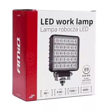 AMIO ΠΡΟΒΟΛΕΑΣ ΕΡΓΑΣΙΑΣ WORKING LAMP LED 30xSMD 90W 9-36V 7200lm 6500K 110x110x45mm AWL33 AMIO - 1ΤΕΜ. 03244/AM 