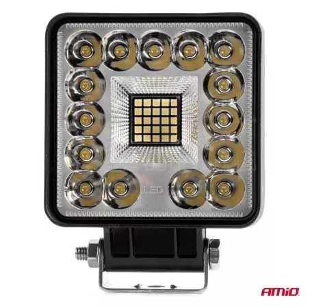 AMIO ΠΡΟΒΟΛΕΑΣ ΕΡΓΑΣΙΑΣ ΤΕΤΡΑΓΩΝΟΣ LED 96W 9-36V 8.000lm 6.500K AWL61 AMIO - 1 ΤΕΜ. 04202/AM 