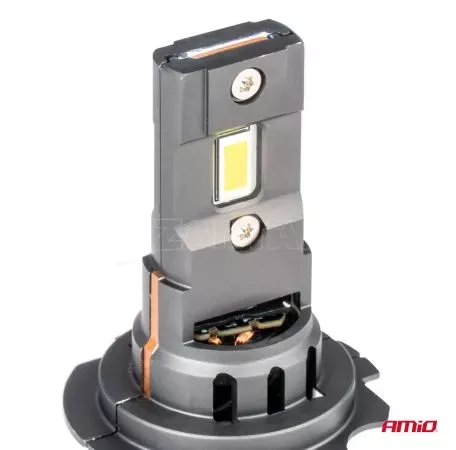 AMIO ΛΑΜΠΕΣ LED  H7 12V 44W 6.500K 3.936lm CSP X4 SERIES AVIATOR PLUG & PLAY ΑΜΙΟ - 2 ΤΕΜ. 03764/AM 