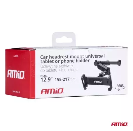 AMIO ΒΑΣΗ ΣΤΗΡΙΞΗΣ ΤΑΜΠΛΕΤ (TABLET) 155>216mm ΓΙΑ ΠΡΟΣΚΕΦΑΛΟ ΚΑΘΙΣΜΑΤΟΣ AMIO - 1 Τεμ. 03799/AM 