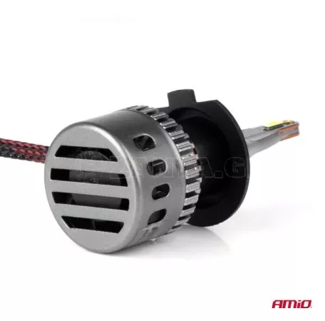 AMIO ΛΑΜΠΕΣ H7 9>16V 6.000K 5.400lm 60W K3 SERIES LED CAN-BUS(ΜΕ ΨΥΚΤΡΑ) AMIO - 2 Τεμ. 03683/ΑΜ 